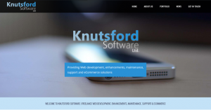 Knutsford Software - brand new redesign of website